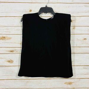 AQUA TANK TOP 100% POLYESTER WIDE STRAPS SLEEVELES SIZE XS